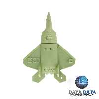 فلش مموری فانتزی دایا  دیتا  طرح هواپیمای جنگنده  مدل PW1008-7 ظرفیت128GB -USB2