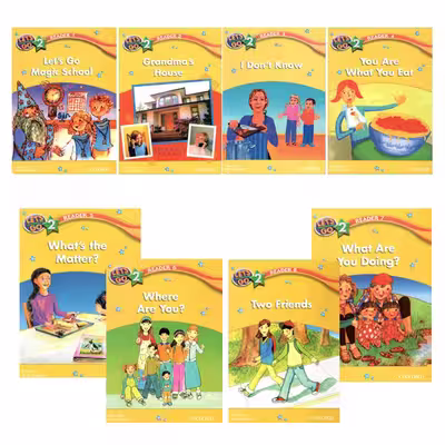 کتاب lets go readers 2 اثر joann dionne انتشارات OXFORD هشت جلدی