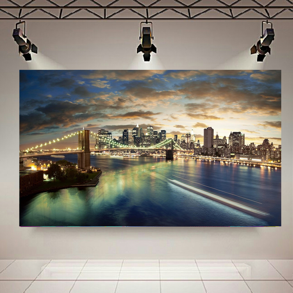 تابلو بوم طرح نمای شهری مدل پل بروکلین کد AR2878