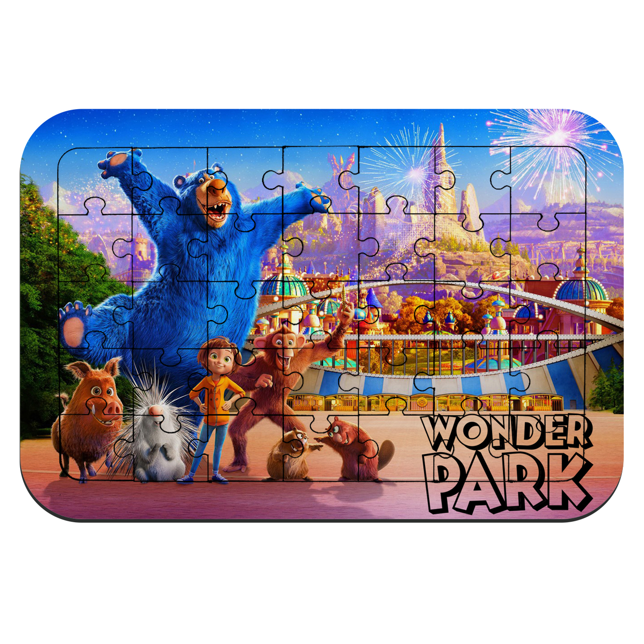 پازل 35 تکه طرح انیمیشن پارک شگفتیها مدل NI2122