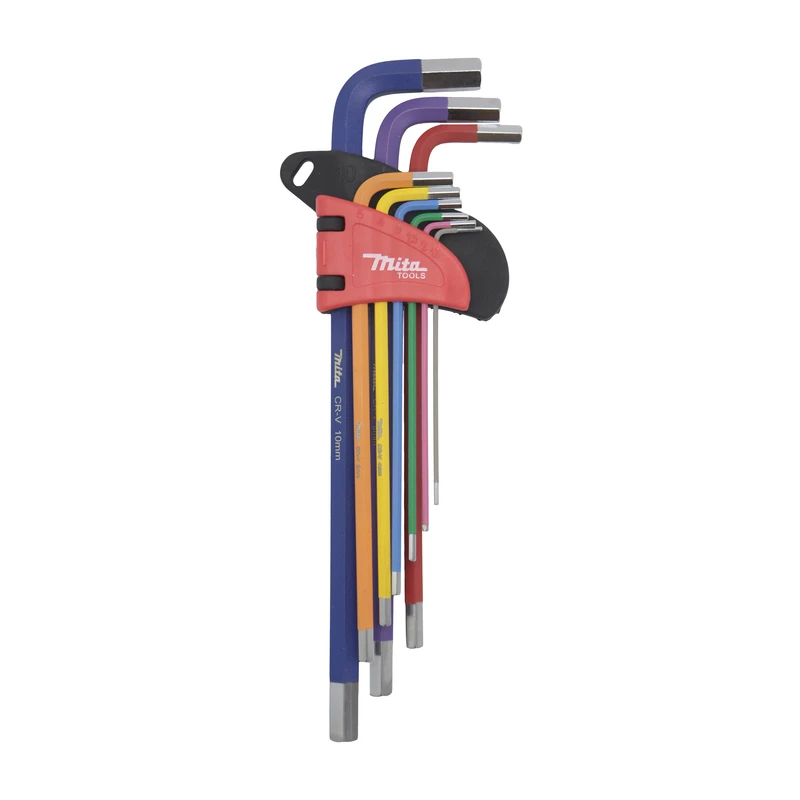 آچار آلن شش گوش میتا مدل YP-RANGI-15-10MM مجموعه 9 عددی