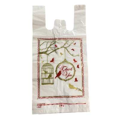 کیسه خرید مدل دسته دار سایز بسته 100 عددی