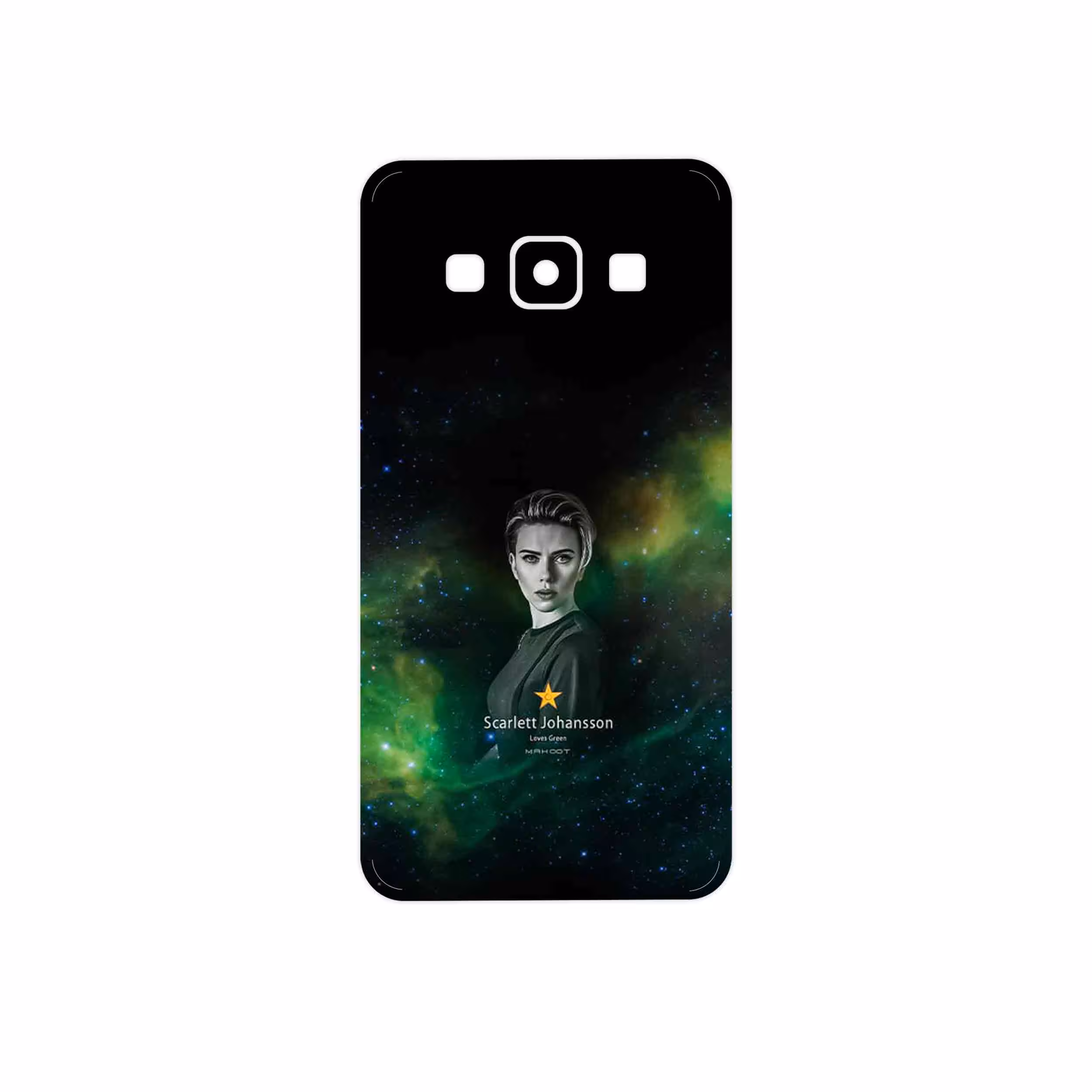 برچسب پوششی ماهوت مدل Scarlett Johansson مناسب برای گوشی موبایل سامسونگ Galaxy A3