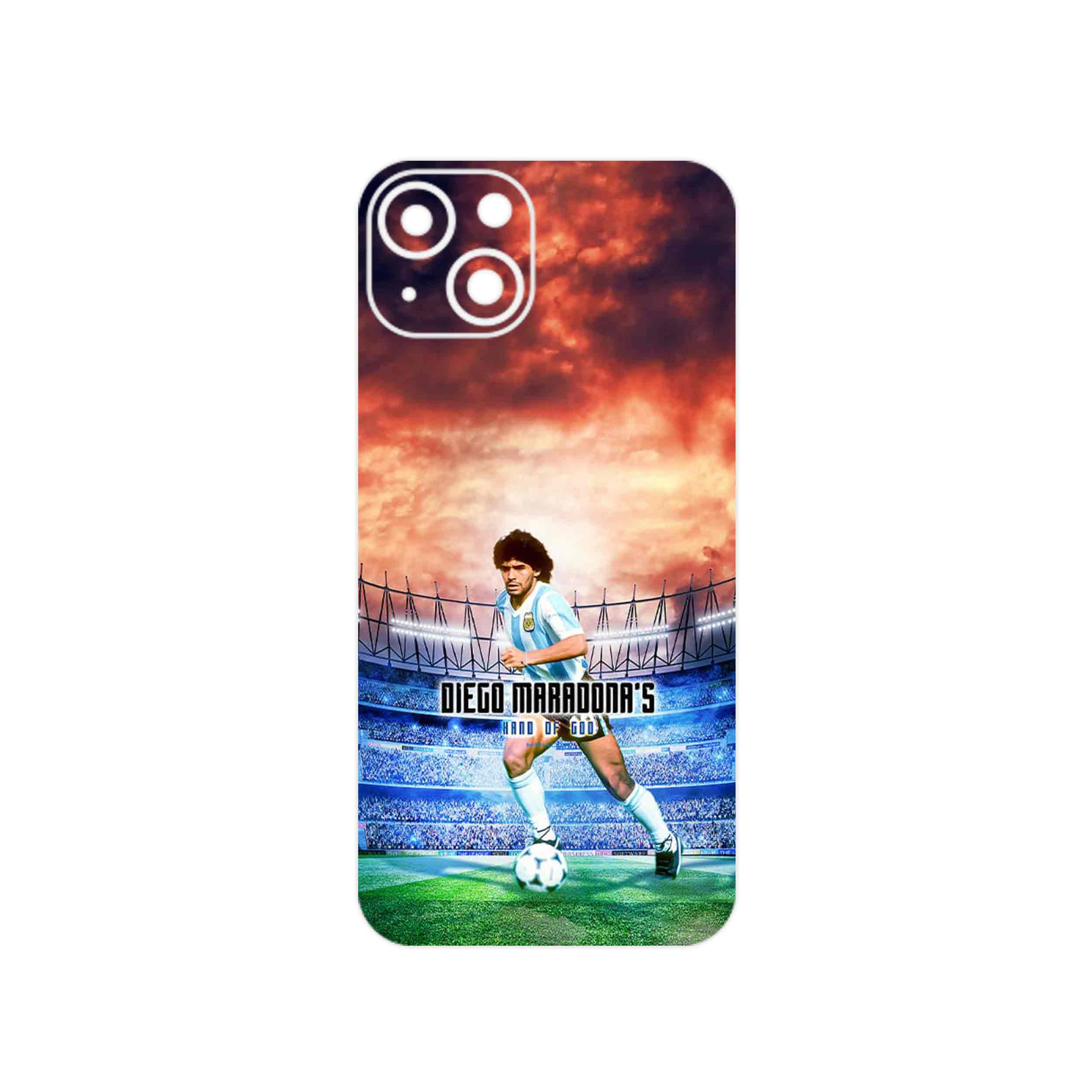 برچسب پوششی ماهوت مدل Diego Maradona مناسب برای گوشی موبایل اپل iPhone 13