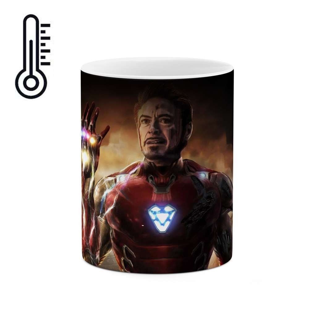 ماگ حرارتی طرح مرد آهنی Iron man  مدل mgph15471