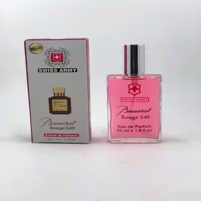 ادو پرفیوم سوئیس آرمی مدل اسکلوسیو Baccarat Rouge 540 حجم 55 میلی لیتر