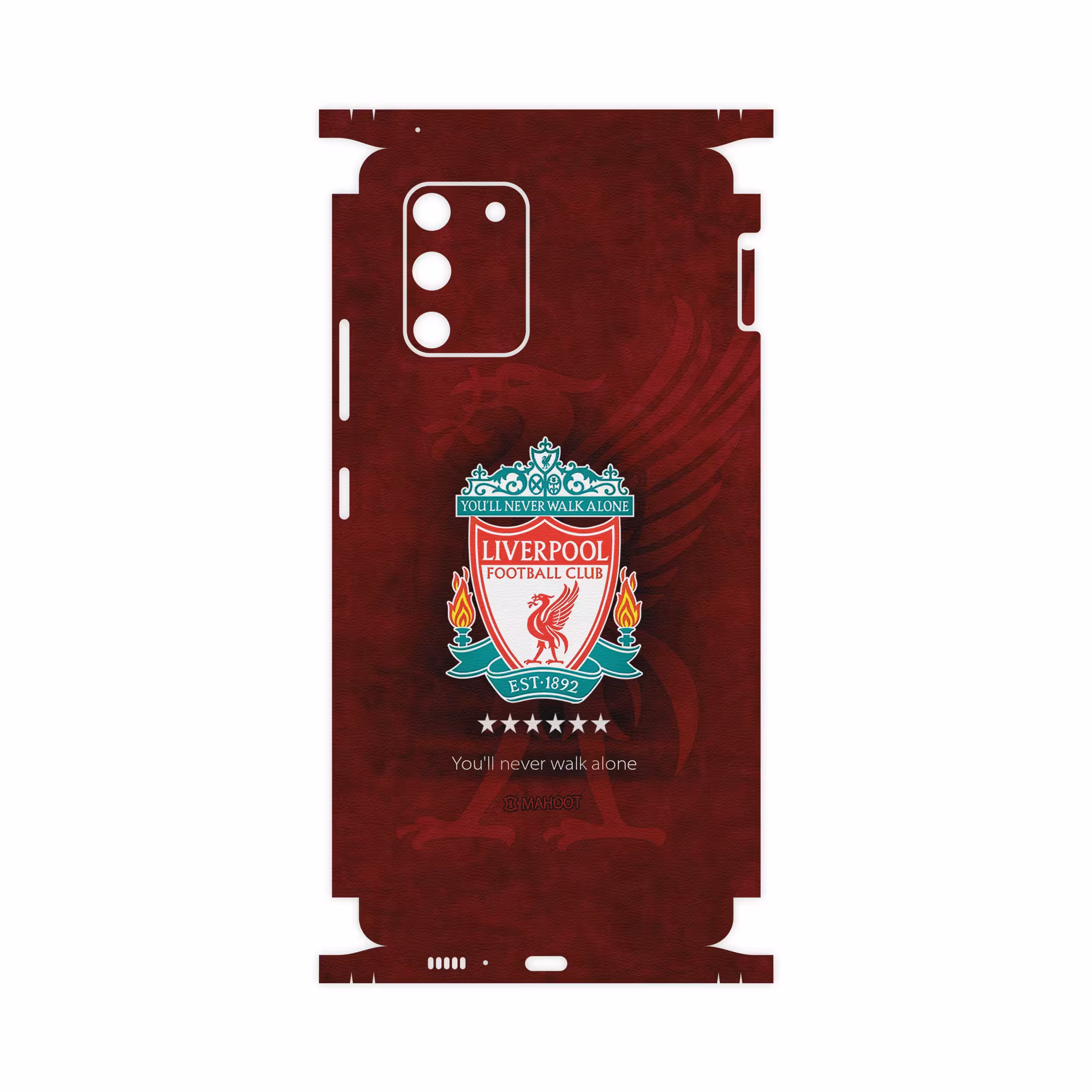 برچسب پوششی ماهوت مدل Liverpool-FC-FullSkin مناسب برای گوشی موبایل سامسونگ Galaxy S10 Lite