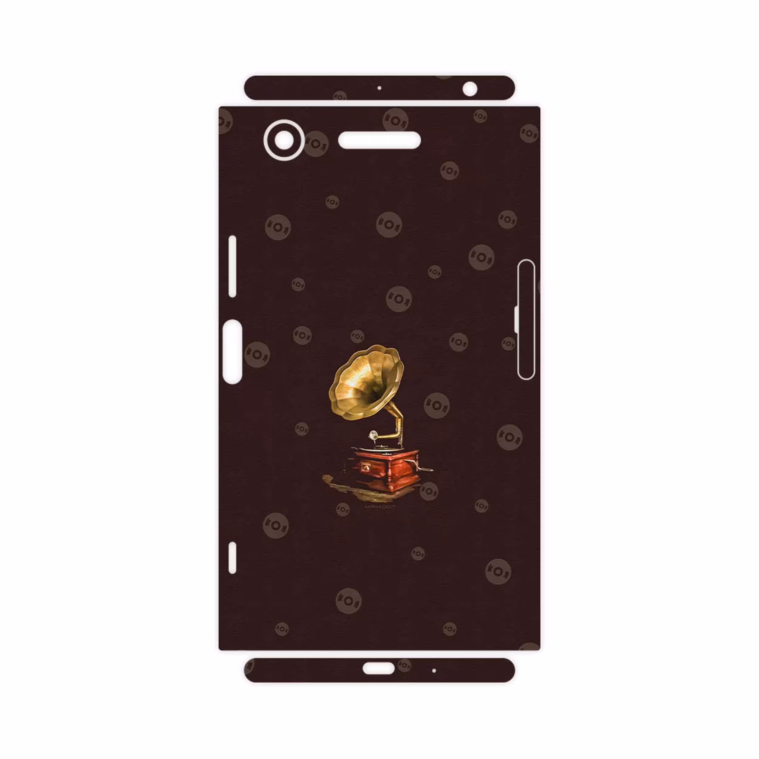 برچسب پوششی ماهوت مدل Gramophone Nostalgia-FullSkin مناسب برای گوشی موبایل سونی Xperia XZ1