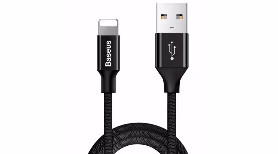 کابل شارژ Lightning باسئوس CALYW-A01 طول 1 متر