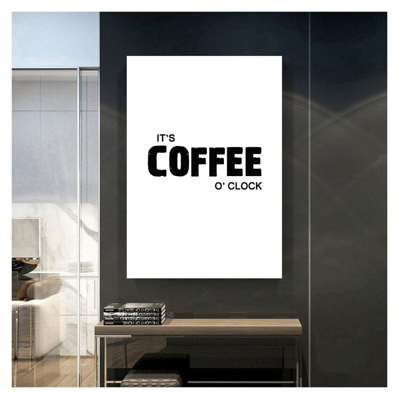 تابلو شاسی مدل آشپزخانه و کافه طرح قهوه T07 | دنیای قاب