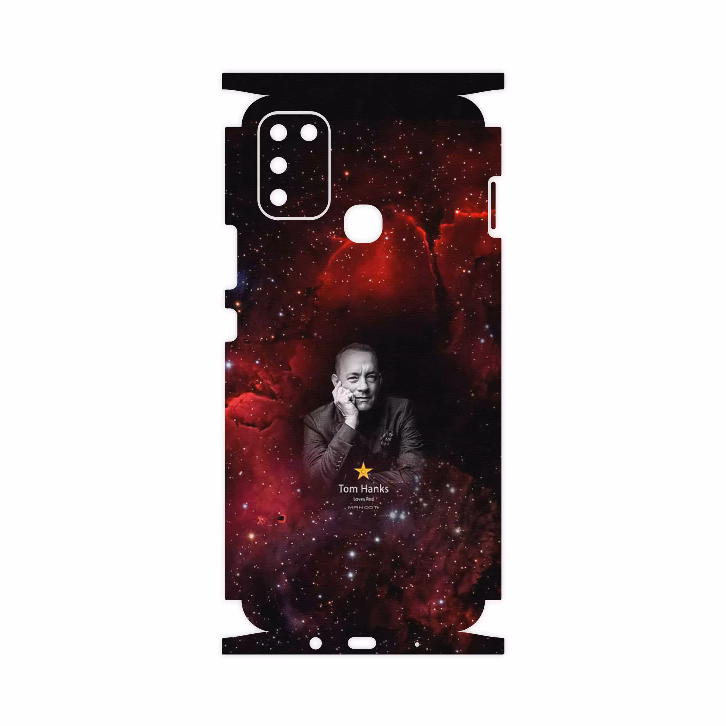 برچسب پوششی ماهوت مدل Tom Hanks-FullSkin مناسب برای گوشی موبایل اینفینیکس Hot 10 Play