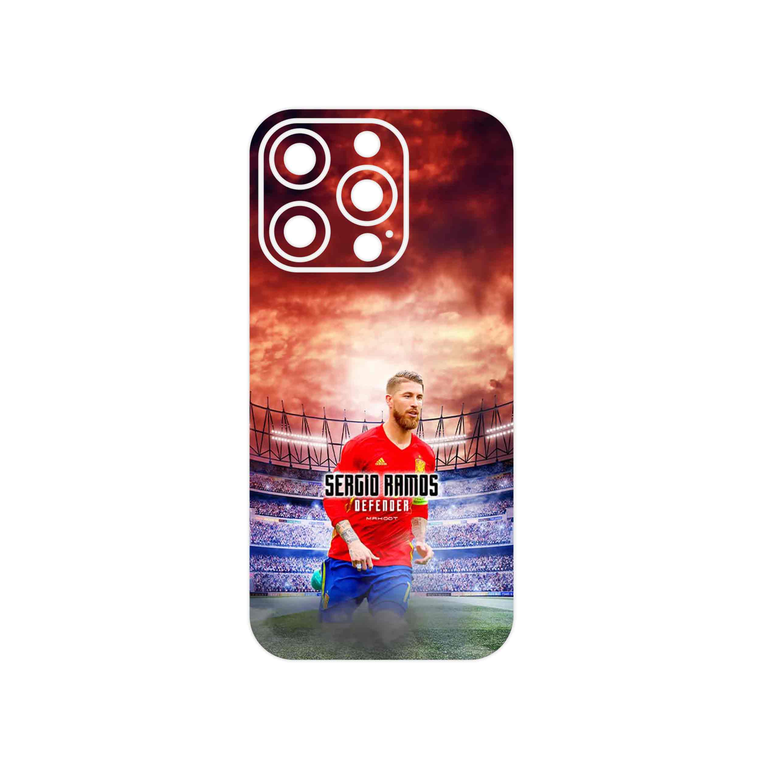 برچسب پوششی ماهوت مدل Sergio Ramos مناسب برای گوشی موبایل اپل iPhone 14 Pro