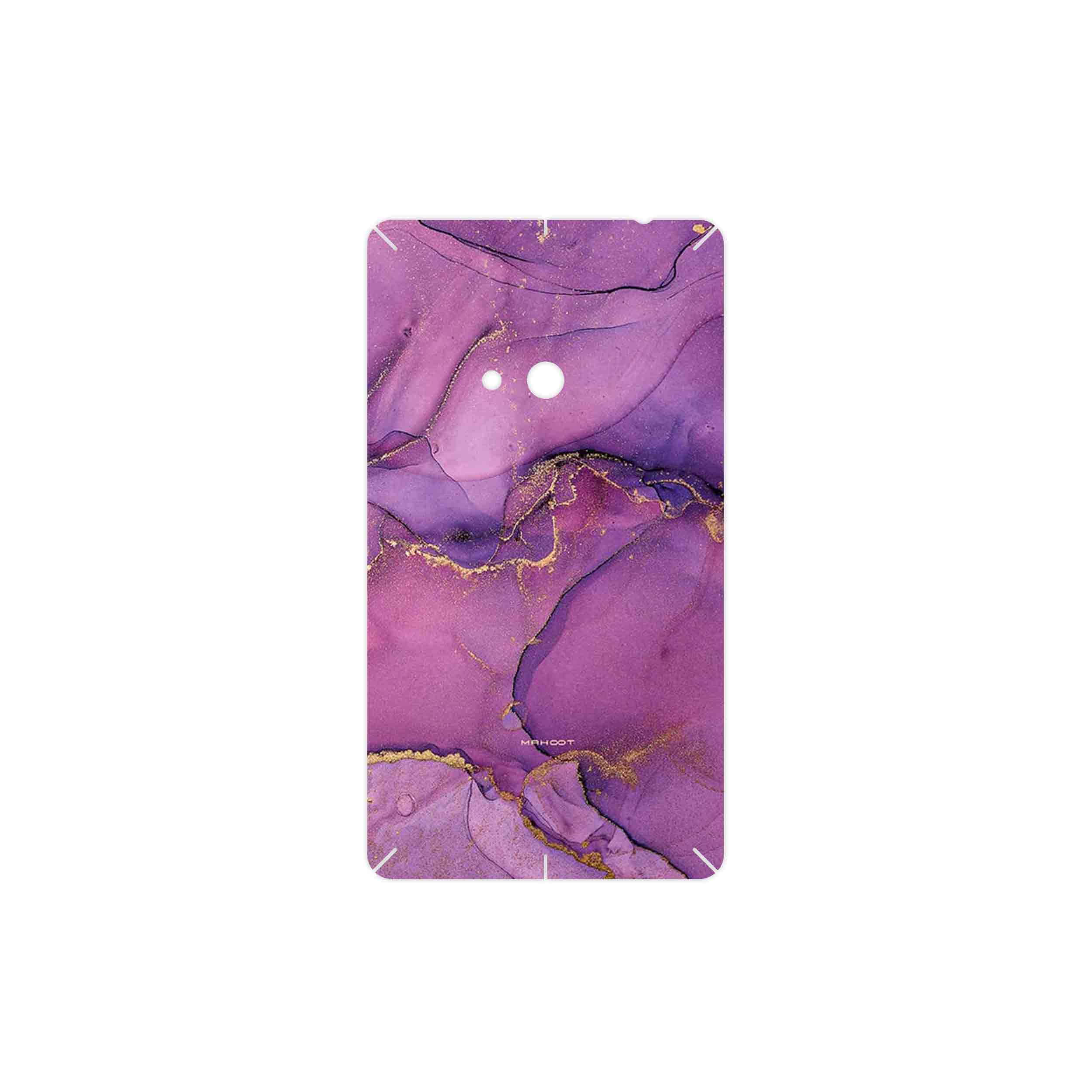 برچسب پوششی ماهوت مدل Purple Marble مناسب برای گوشی موبایل نوکیا Lumia 625
