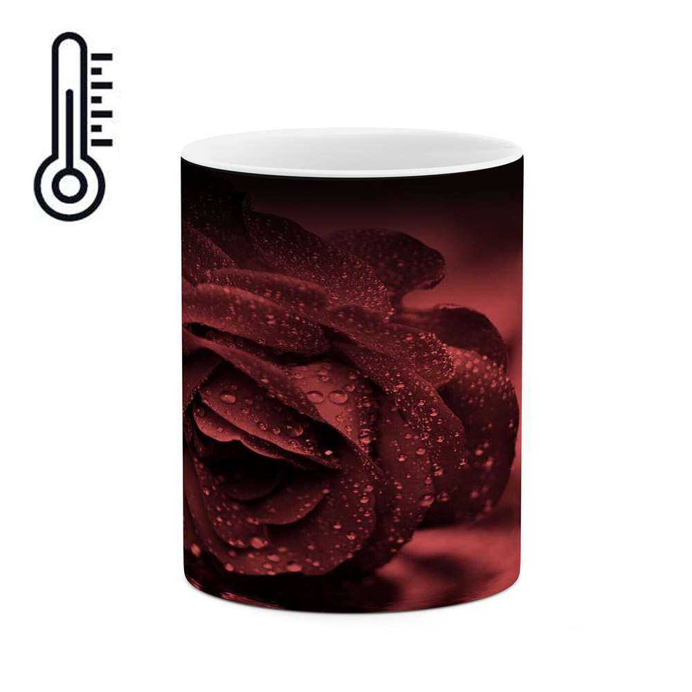 ماگ حرارتی کاکتی طرح گل مدل mgh16132