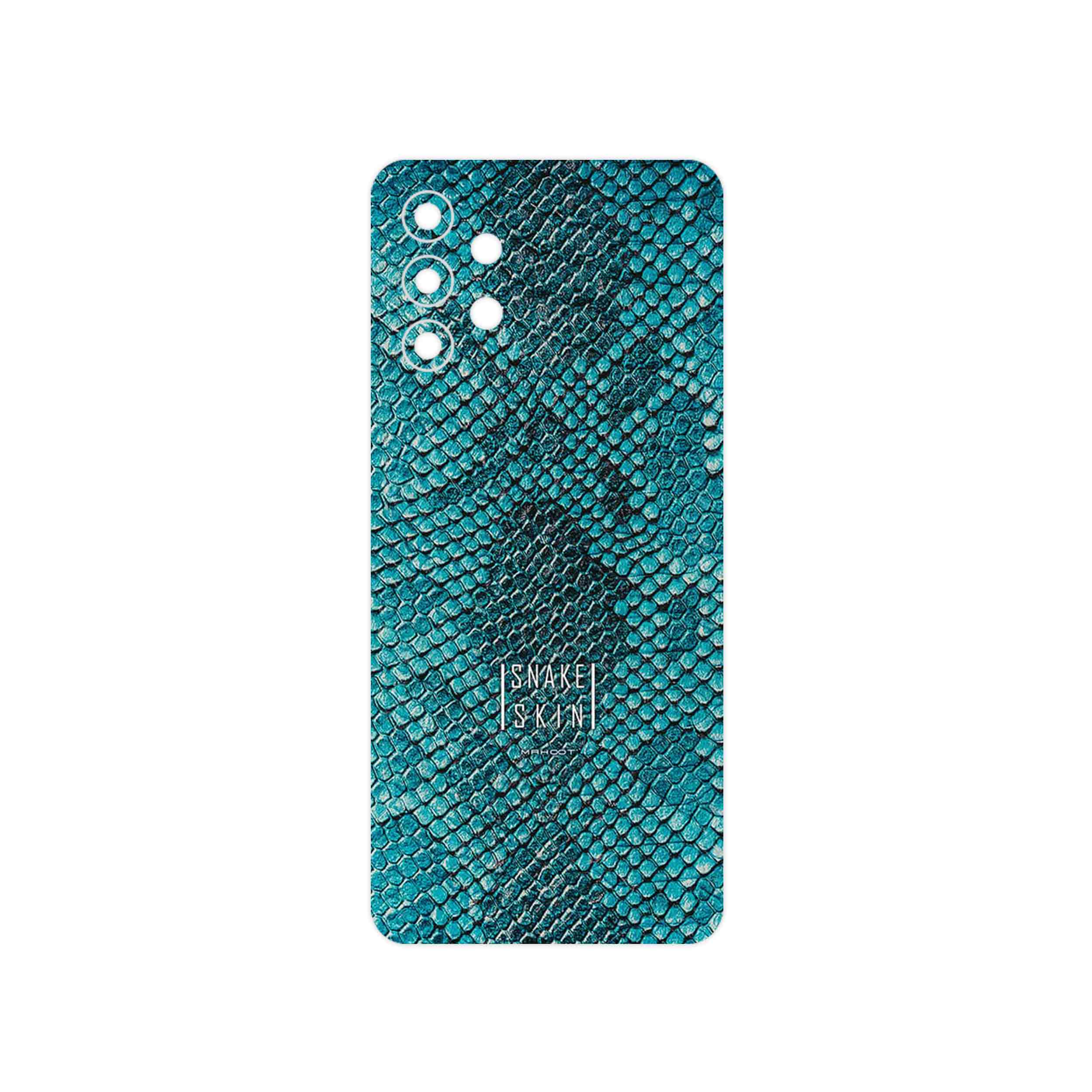 برچسب پوششی ماهوت مدل Blue Snake Skin مناسب برای گوشی موبایل سامسونگ Galaxy A32
