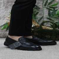 لوفر چند رنگ مردانه کفش های چرمی سیاه و سفید Pierre Cardin