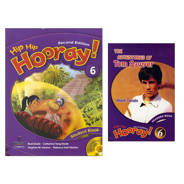 کتاب Hip Hip Hooray 6 Student Readers Book اثر جمعی از نویسندگان انتشارات ابداع 2 جلدی