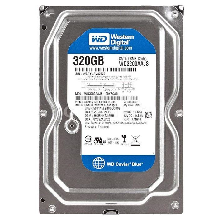 هارددیسک اینترنال وسترن دیجیتال مدل WD3200AAJS ظرفیت 320 گیگابایت