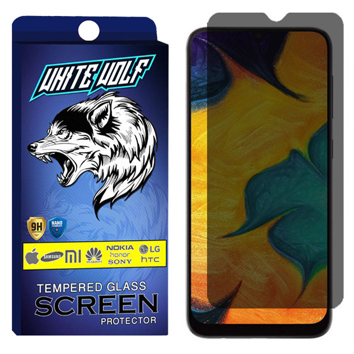 محافظ صفحه نمایش حریم شخصی وایت ولف مدل WGPS مناسب برای گوشی موبایل سامسونگ Galaxy A30 | کالا برتری