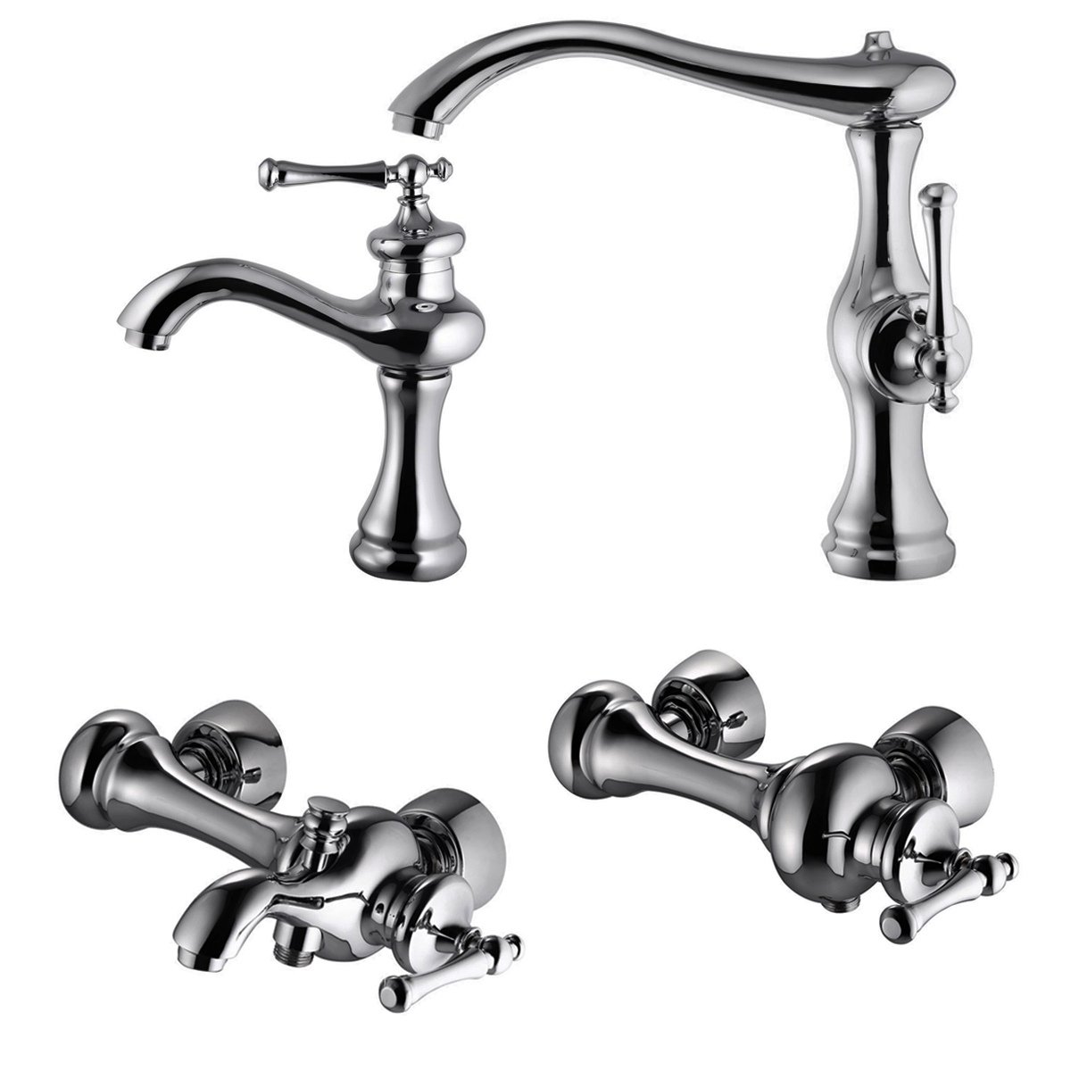 ست شیرآلات اوج مدل رامیلا مجموعه 4 عددی