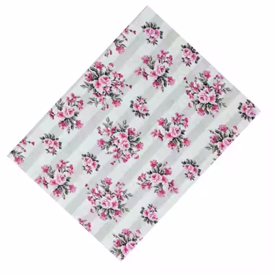 ملحفه مدل روانداز طرح گلریز یک نفره سایز 140×200 سانتی متر 