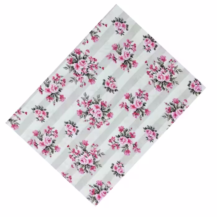 ملحفه مدل روانداز طرح گلریز یک نفره سایز 140×200 سانتی متر 