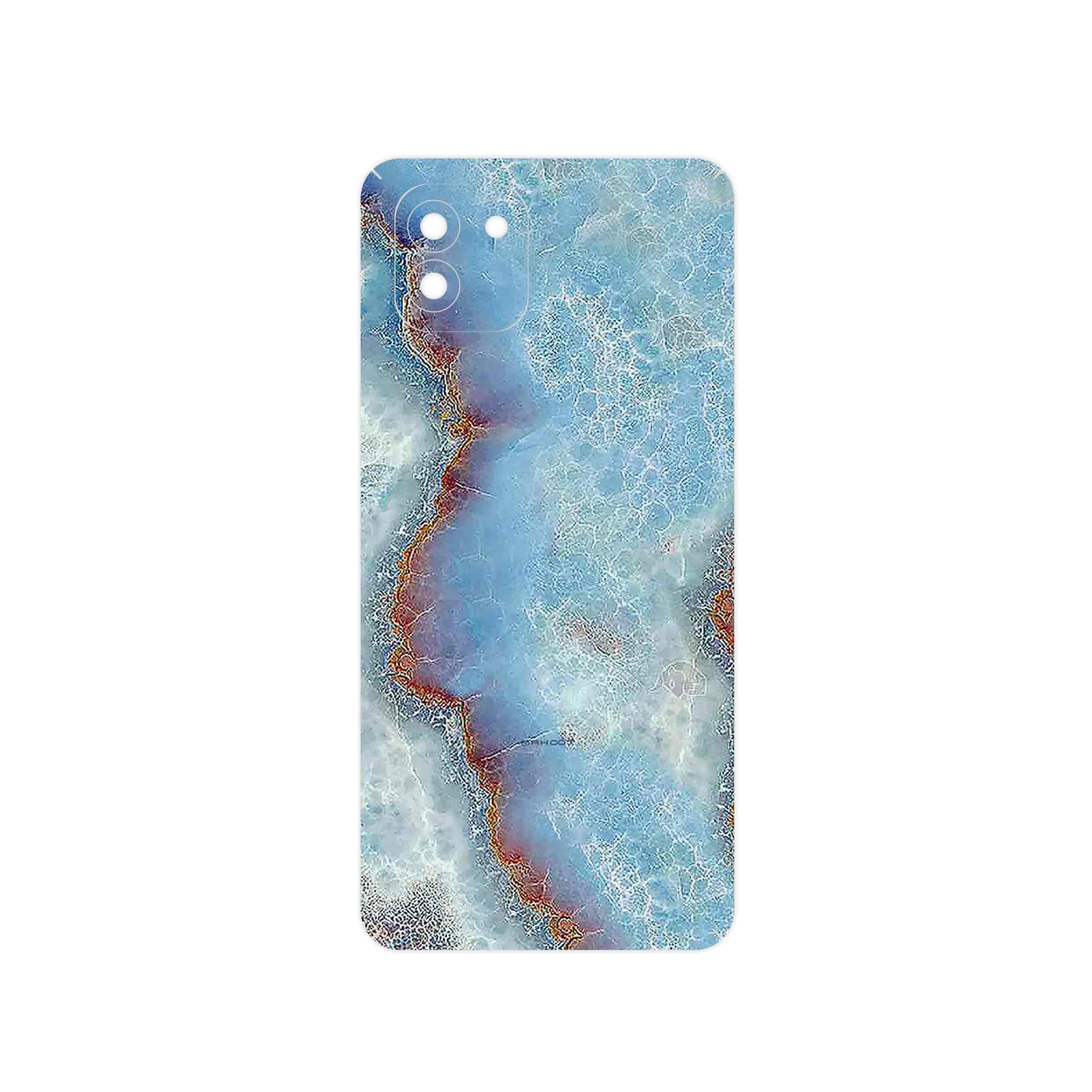 برچسب پوششی ماهوت مدل Blue_Ocean_Marble مناسب برای گوشی موبایل سامسونگ Galaxy A03
