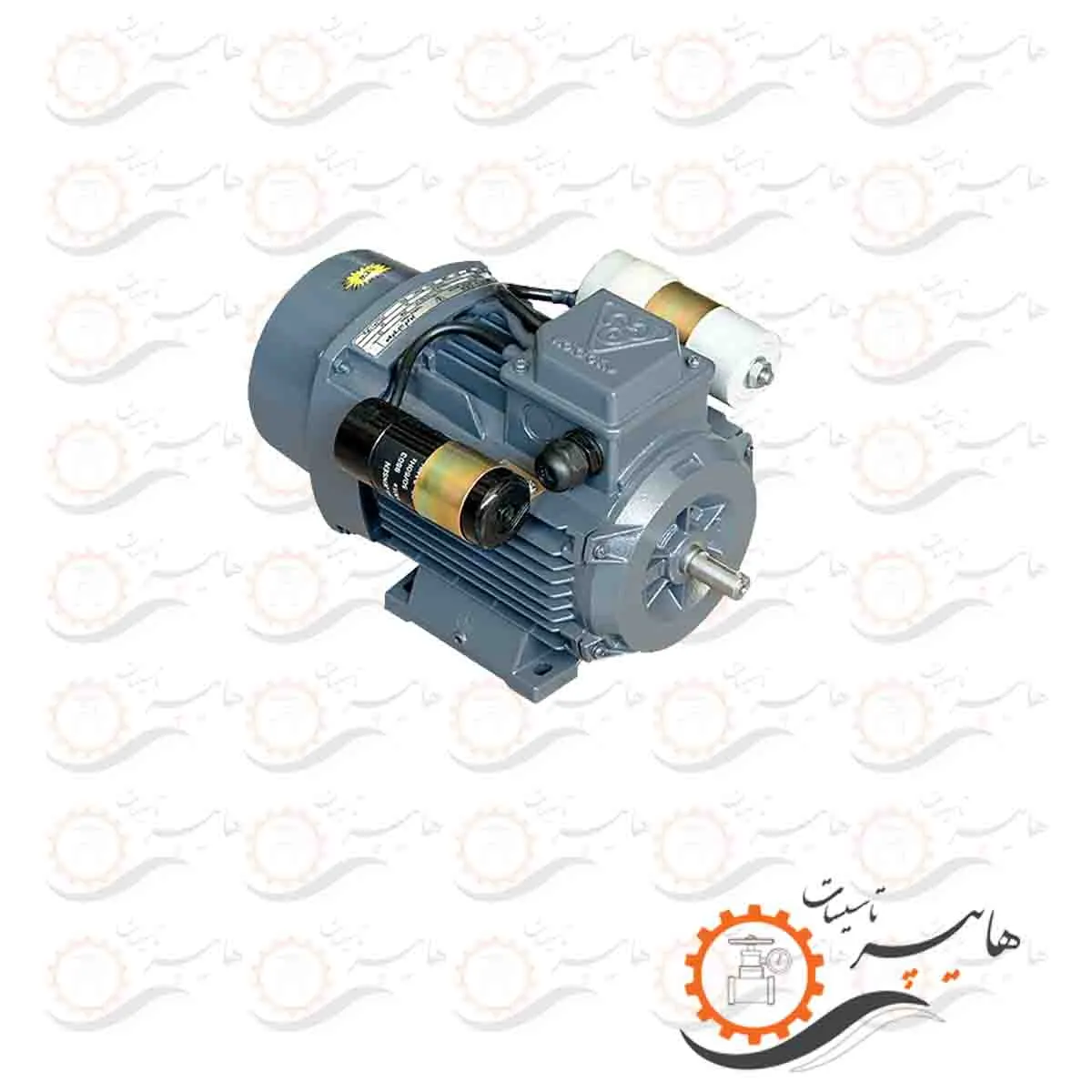 الکتروموتور موتوژن تک فاز دو خازن بدنه آلومینیومی