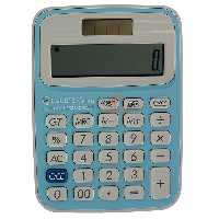 ماشین حساب رومیزی 12 رقم آبی HK185 کال استار CAL STAR