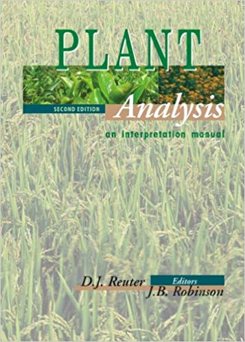 خرید و دانلود نسخه کامل کتاب PLANT ANALYSIS - AN INTERPRETATION MANUAL