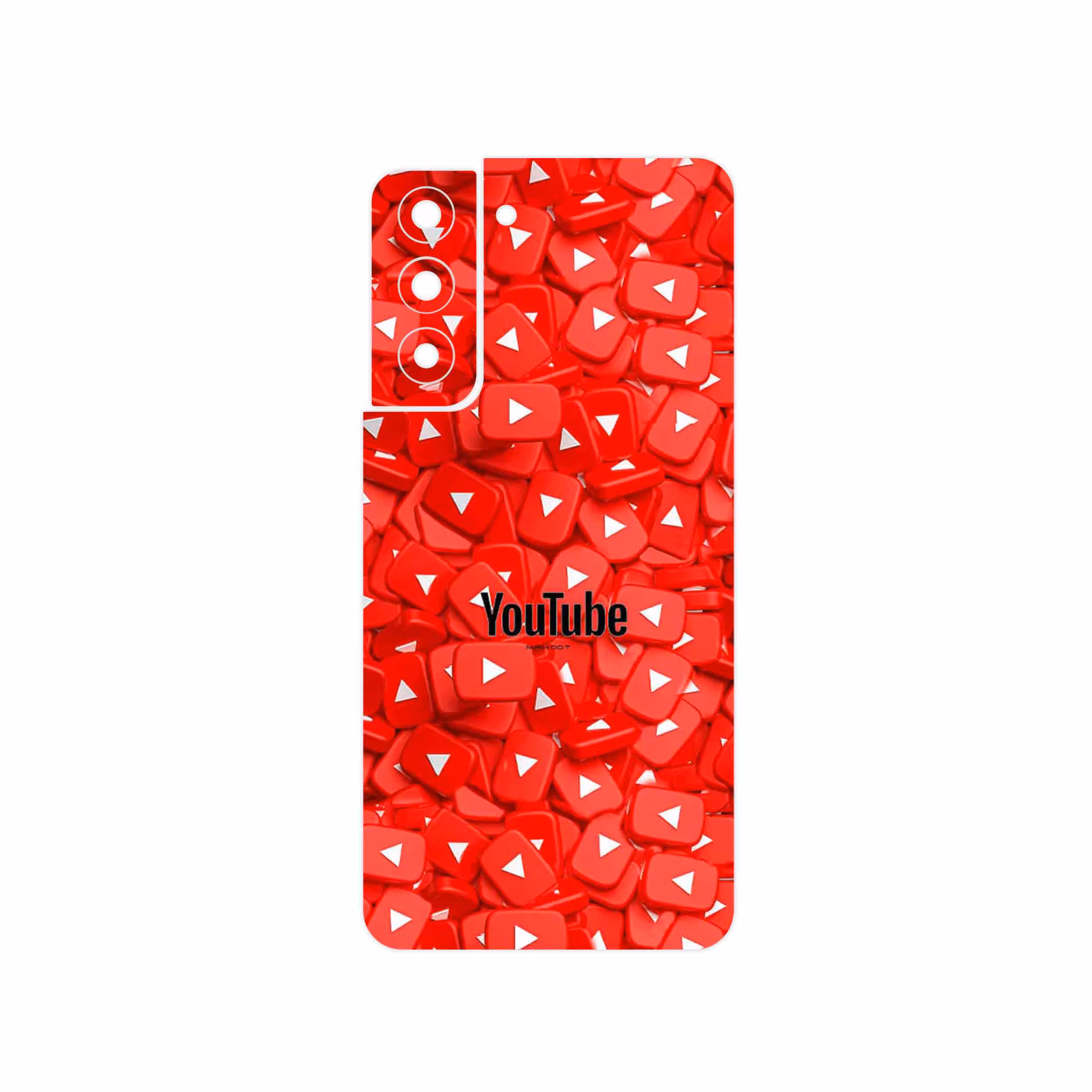 برچسب پوششی ماهوت مدل Youtube مناسب برای گوشی موبایل سامسونگ Galaxy S21 FE 5G