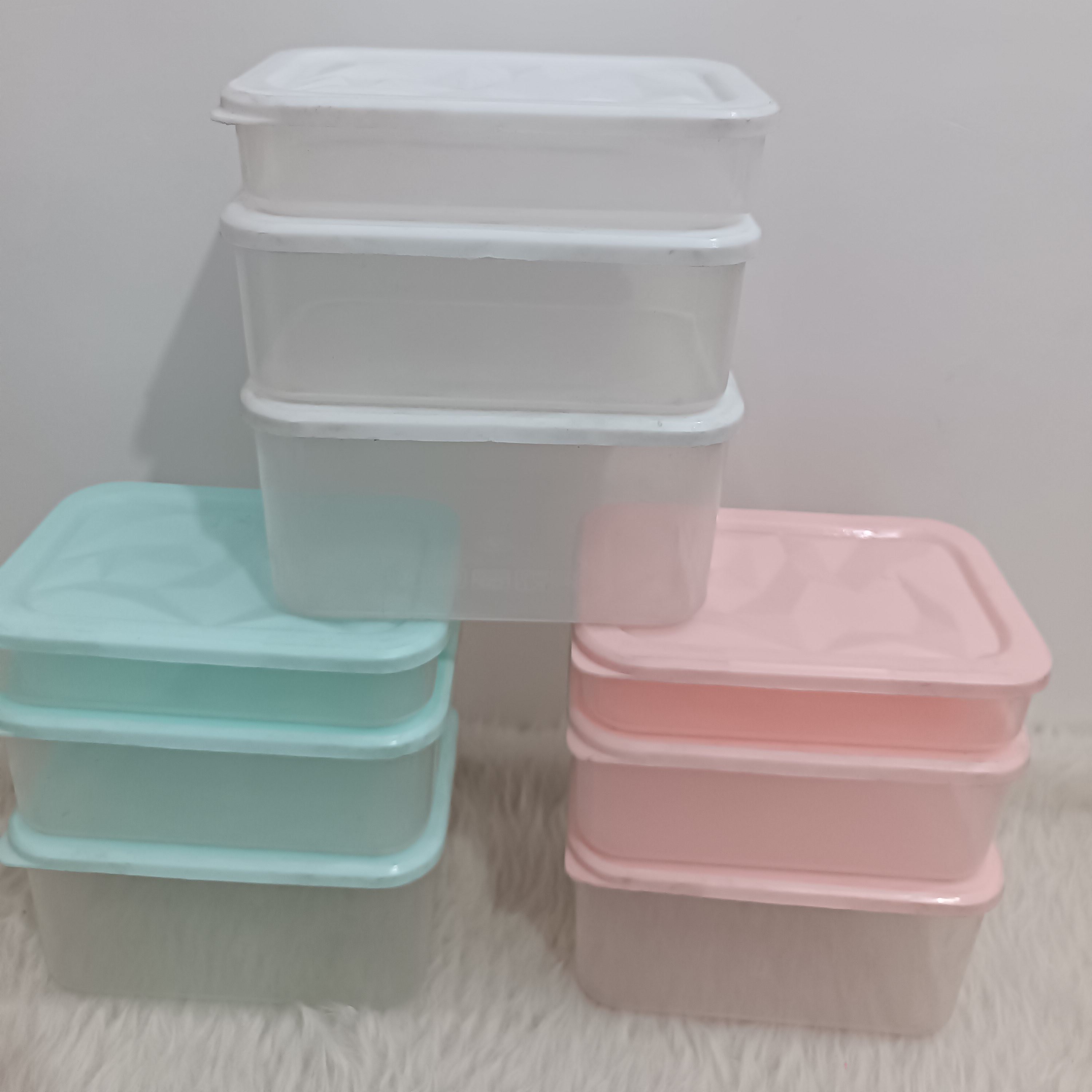 ست سه تکه فریزری درب دار درب رنگی