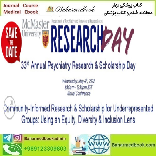 McMaster University 33rd Annual Psychiatry Research & Scholarshi