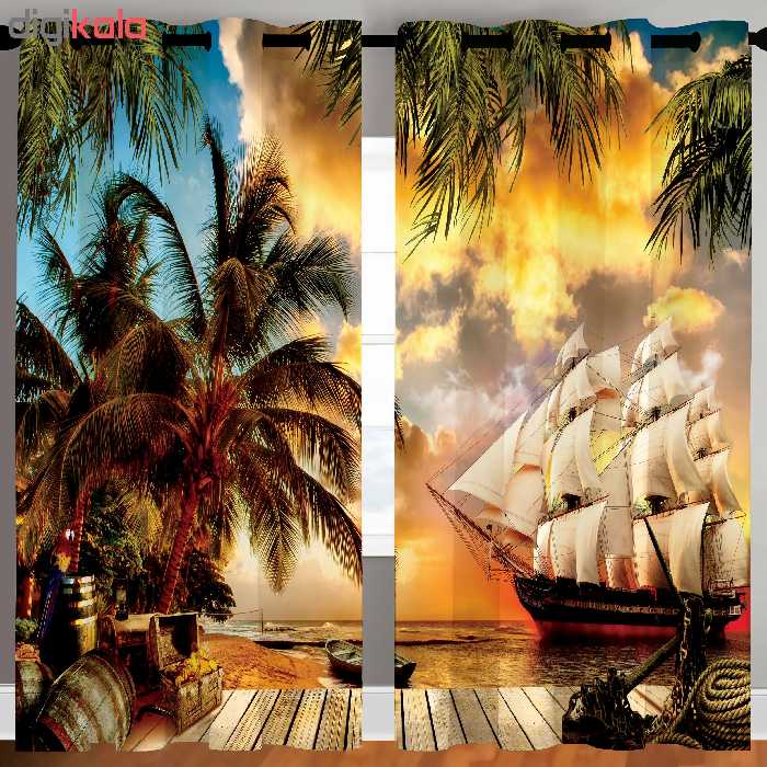 پرده مدل C31-50315 سایز 290×140 سانتی‌متر