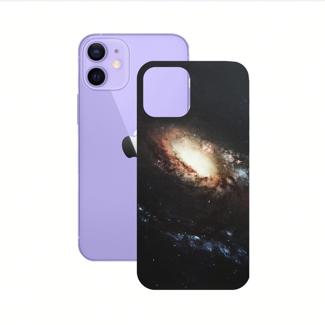 برچسب پوششی راک اسپیس طرح Galectic مناسب برای گوشی موبایل آیفون مدل iPhone 12 mini

