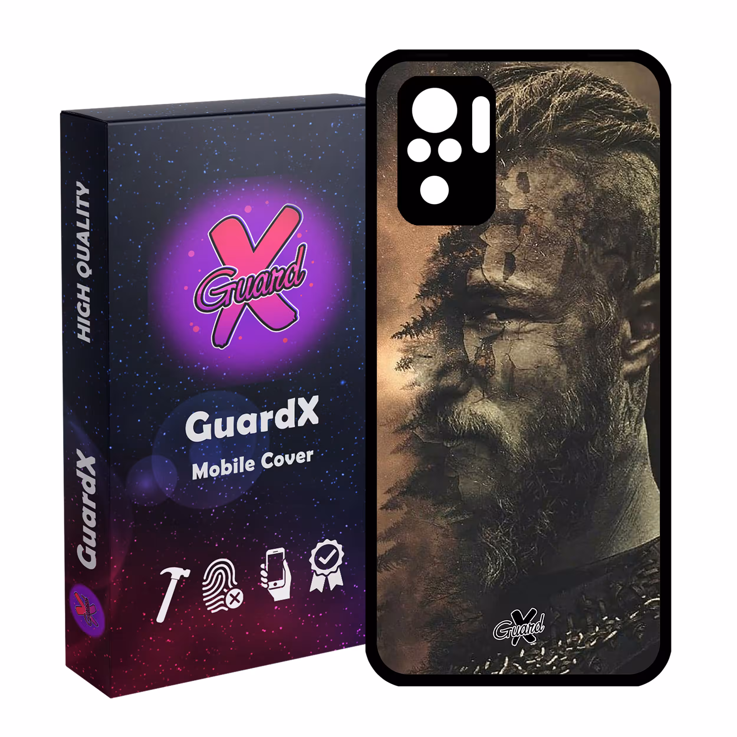 کاور گارد ایکس طرح Ragnar مدل Glass10347 مناسب برای گوشی موبایل شیائومی Redmi Note 10 4G / Note 10S