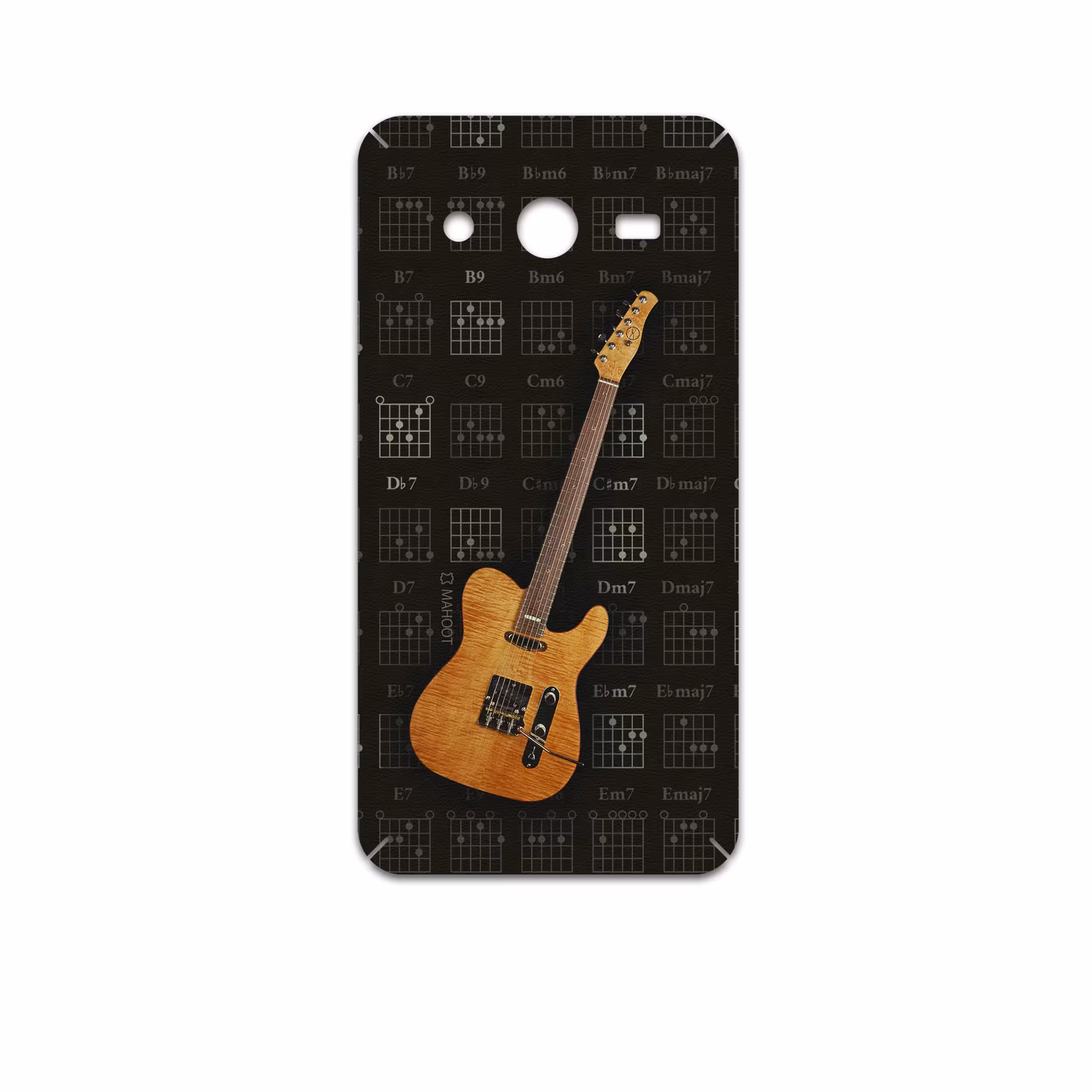 برچسب پوششی ماهوت مدل Guitar-Instrument مناسب برای گوشی موبایل سامسونگ Galaxy Core 2