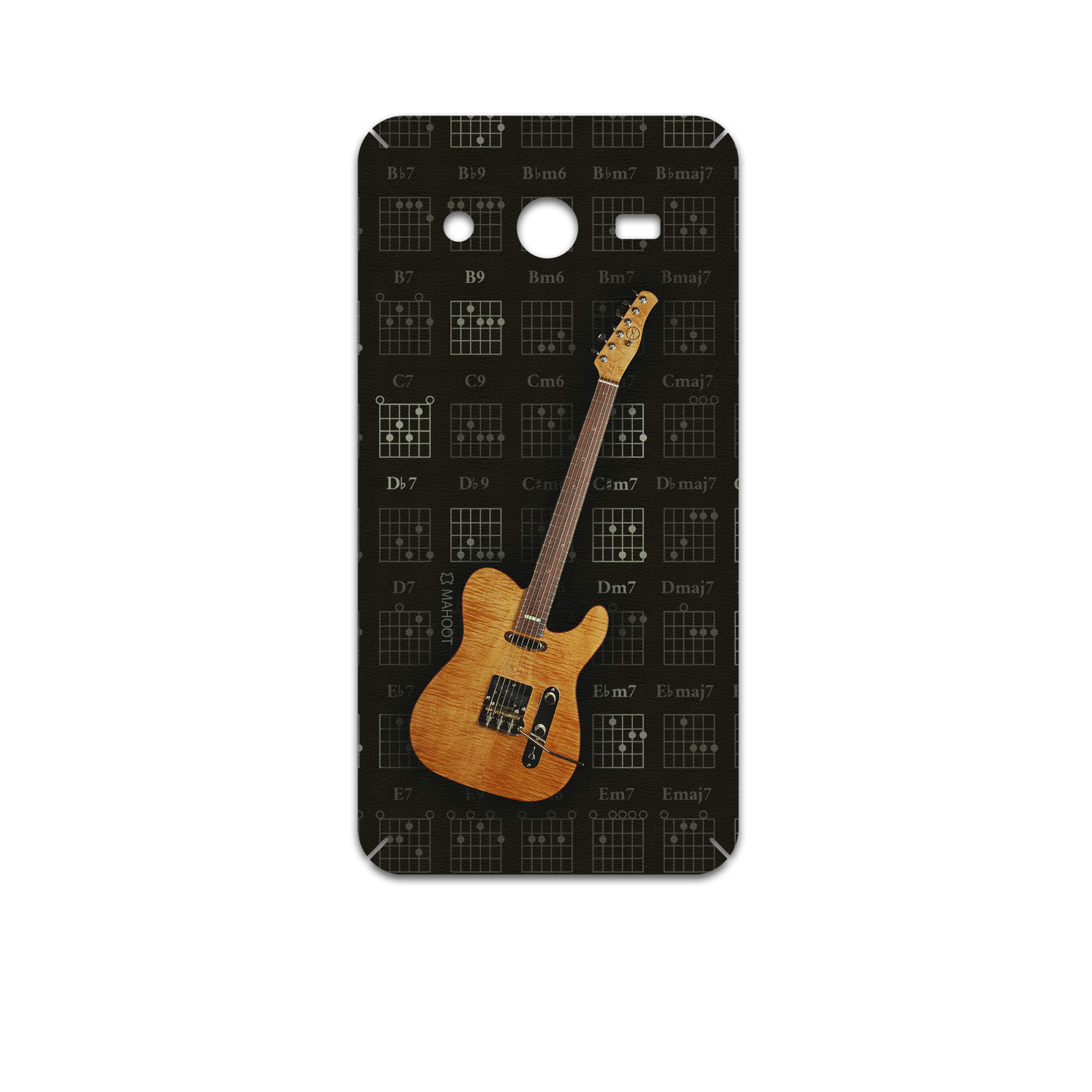 برچسب پوششی ماهوت مدل Guitar-Instrument مناسب برای گوشی موبایل سامسونگ Galaxy Core 2