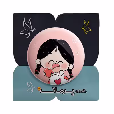 پیکسل پرمانه طرح دخترانه جذاب کد pm.30019