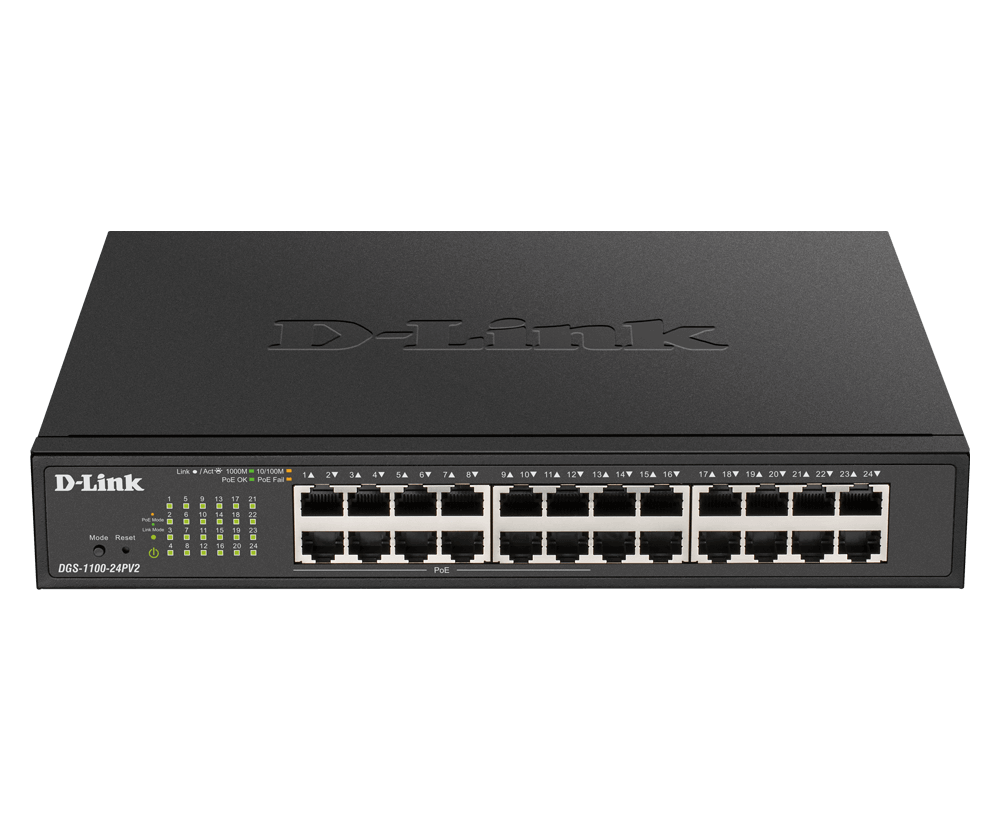 D-LINK DGS-1100-24V2 24-Port Gigabit PoE Smart Managed Switch - تکنو لینک 148