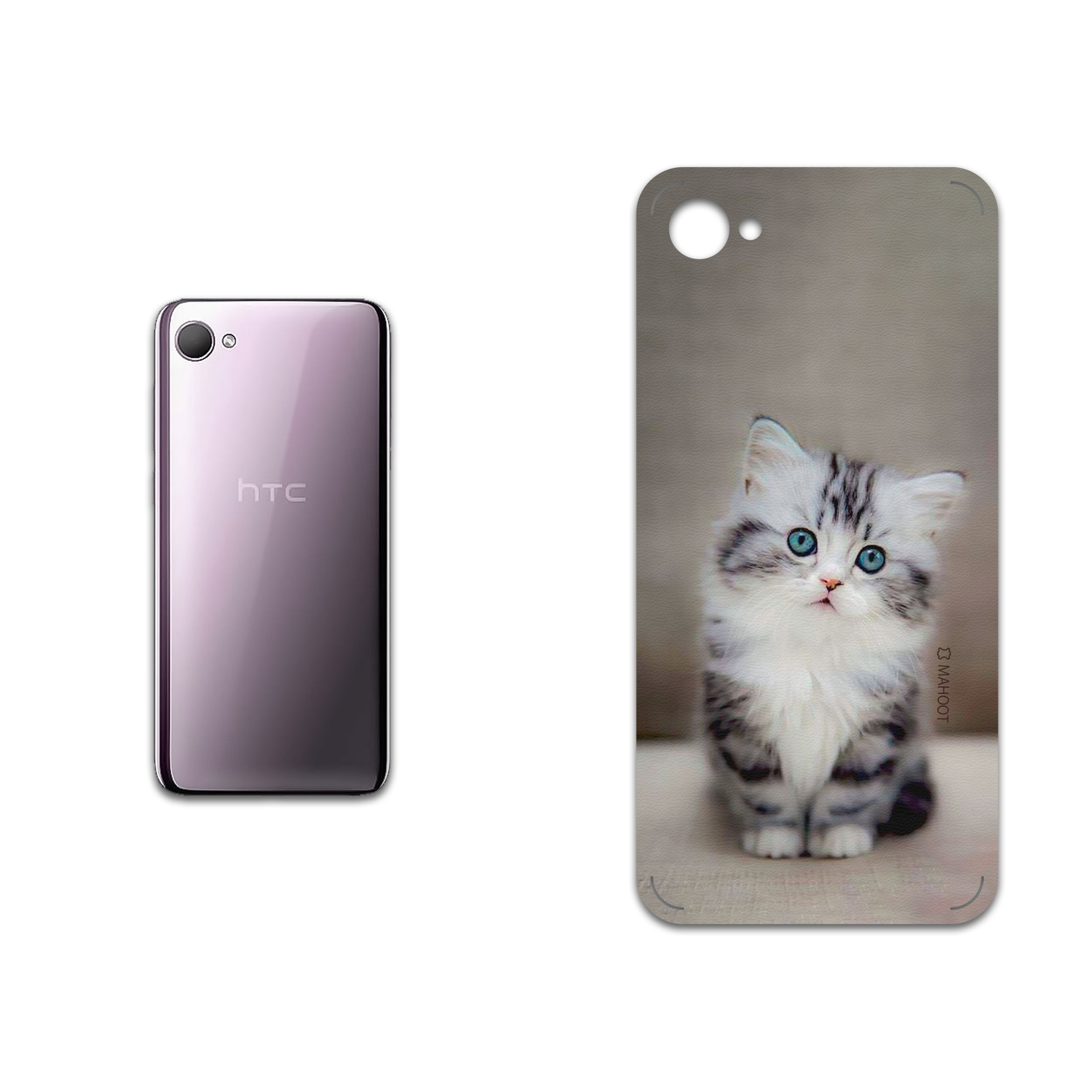 برچسب پوششی ماهوت مدل Cat-2 مناسب برای گوشی موبایل اچ تی سی Desire 12
