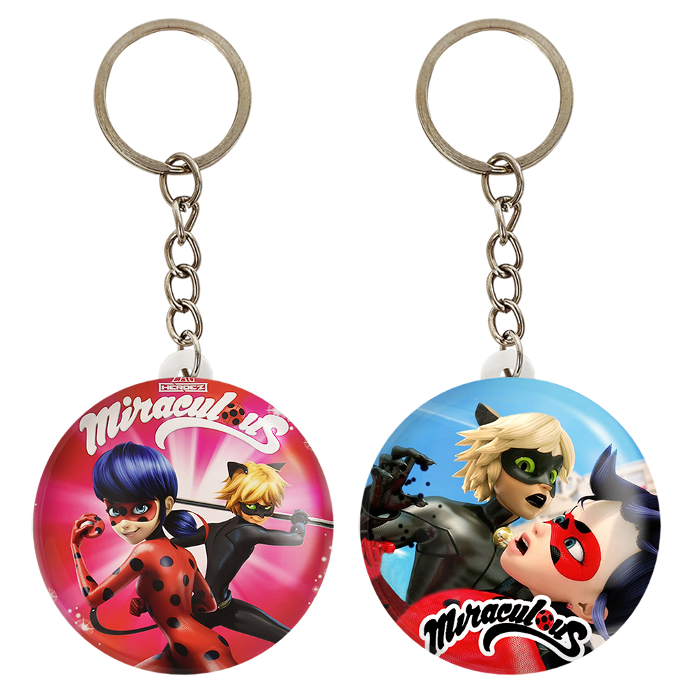 جاکلیدی خندالو مدل دختر کفشدوزکی و پسر گربه ای کد 35293530 مجموعه 2 عددی