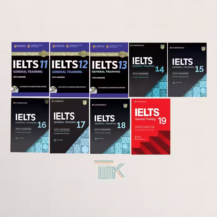 مجموعه کتاب های کمبریج آیلتس جنرال 11-19 | Cambridge English IELTS 11 - 19 General Pack | خرید کتاب زبان | خرید لوازم التحریر | چی کتاب | بالاترین تخفیف و ارسال رایگان