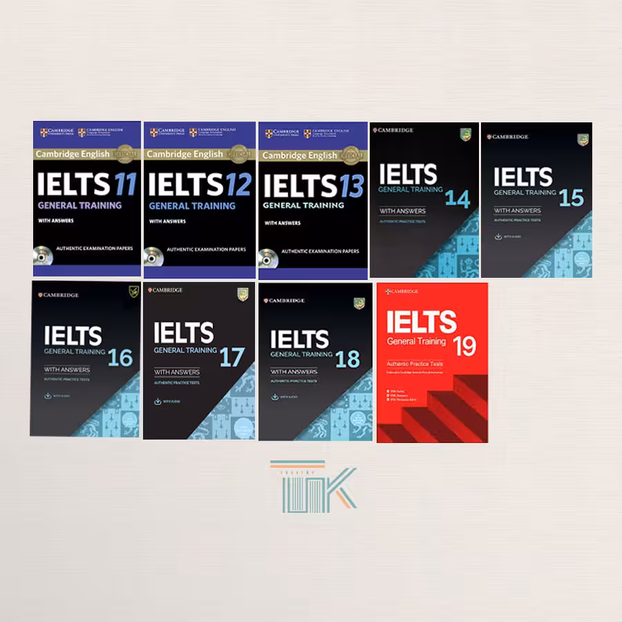 مجموعه کتاب های کمبریج آیلتس جنرال 11-19 | Cambridge English IELTS 11 - 19 General Pack | خرید کتاب زبان | خرید لوازم التحریر | چی کتاب | بالاترین تخفیف و ارسال رایگان