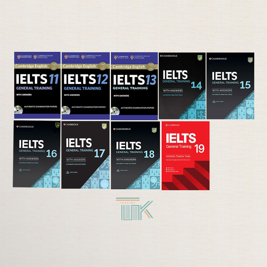 مجموعه کتاب های کمبریج آیلتس جنرال 11-19 | Cambridge English IELTS 11 - 19 General Pack | خرید کتاب زبان | خرید لوازم التحریر | چی کتاب | بالاترین تخفیف و ارسال رایگان