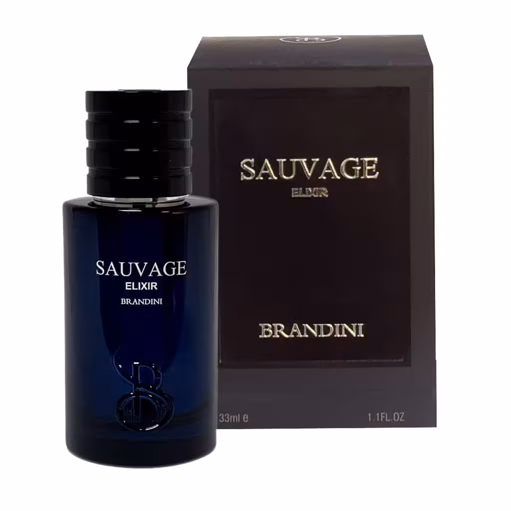 عطر جیبی مردانه برندینی مدل Sauvage Elixir حجم 33 میلی لیتر
