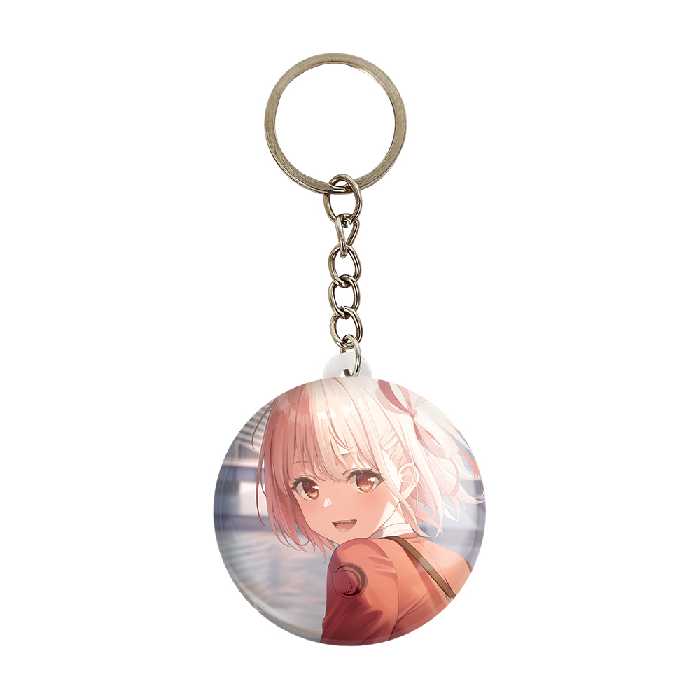 جاکلیدی خندالو مدل چیساتو انیمه لیکوریس ریکویل Lycoris Recoil کد 23104