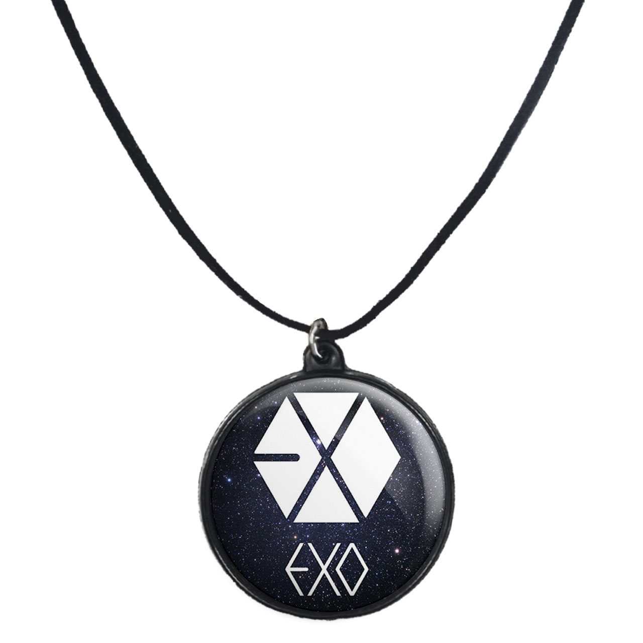 گردنبند پرمانه طرح exo کد pmb.14129 مدل دو طرفه