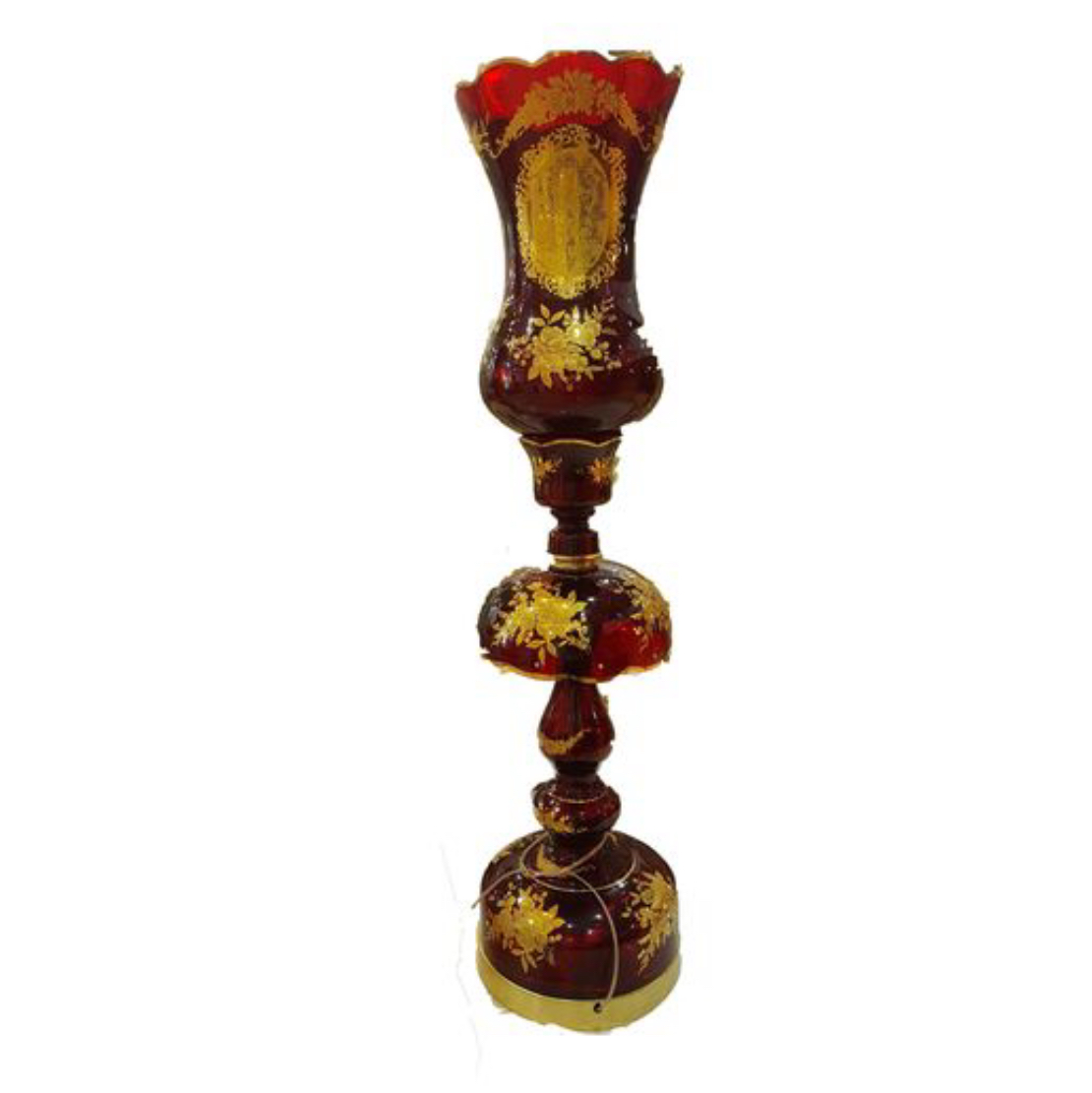 شمعدان طلا کوب (پسکرایه)
