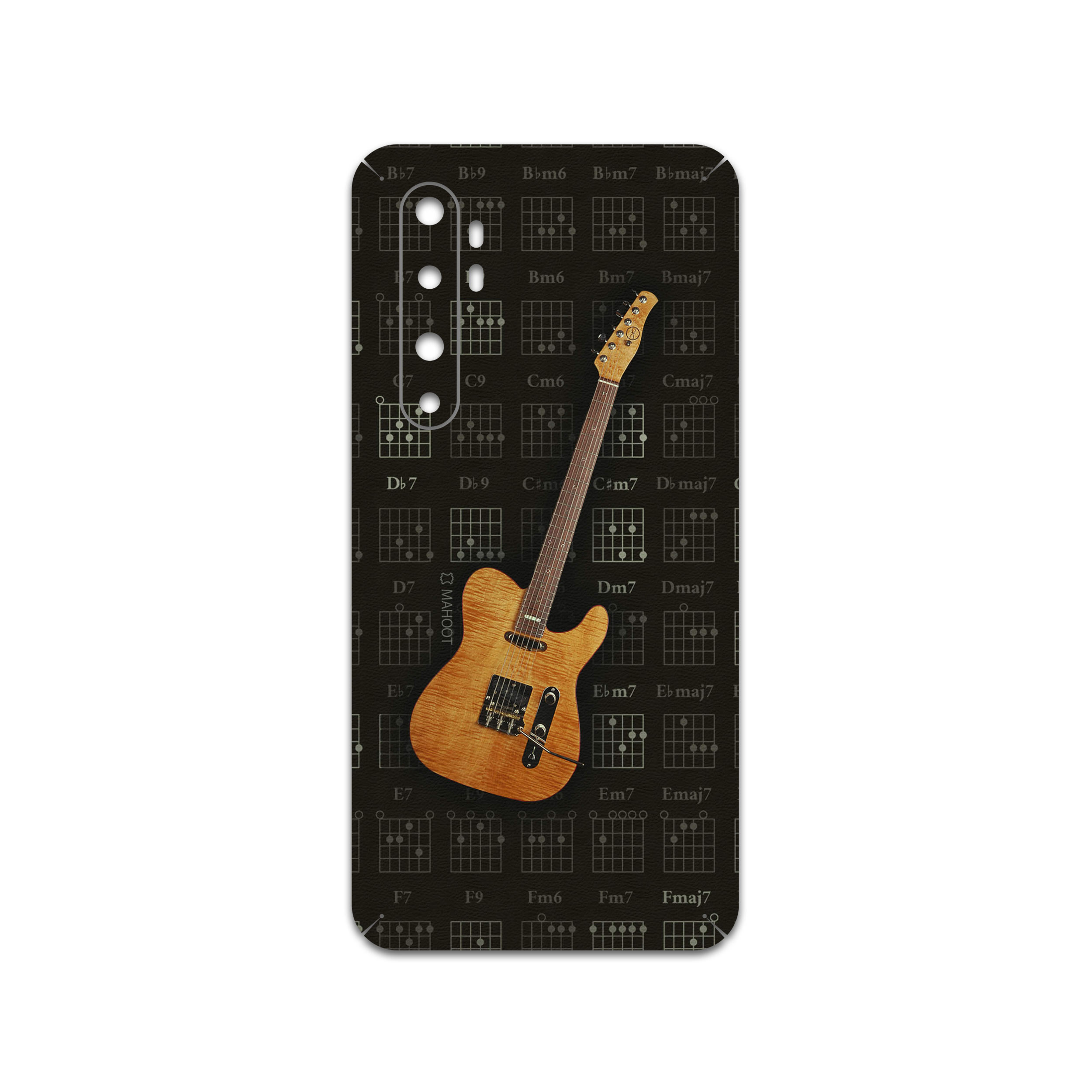 برچسب پوششی ماهوت مدل Guitar-Instrument مناسب برای گوشی موبایل شیائومی Mi Note 10 Lite